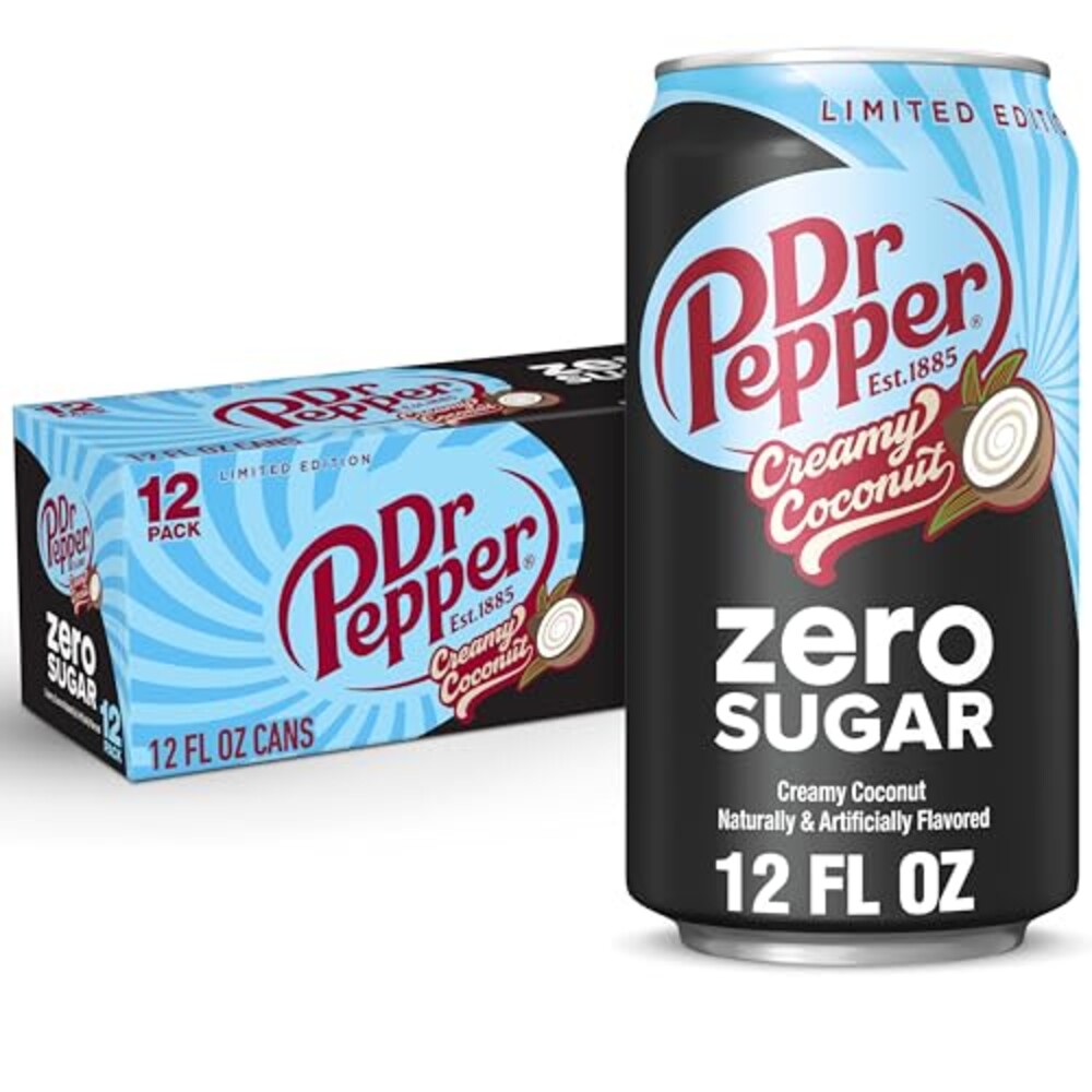 Dr Pepper Zero Sugar Creamy Coconut Soda