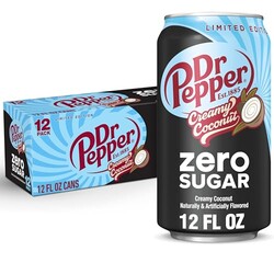 Dr Pepper Zero Sugar Creamy Coconut Soda