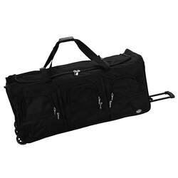Rockland Rolling Duffel Bag, Black, 40"