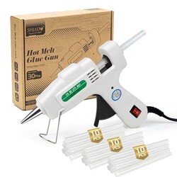SHJADE Hot Glue Gun with 30 Glue Sticks,