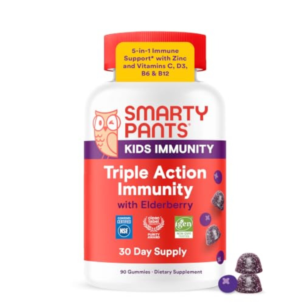 SmartyPants Kids Immunity Elderberry Gum