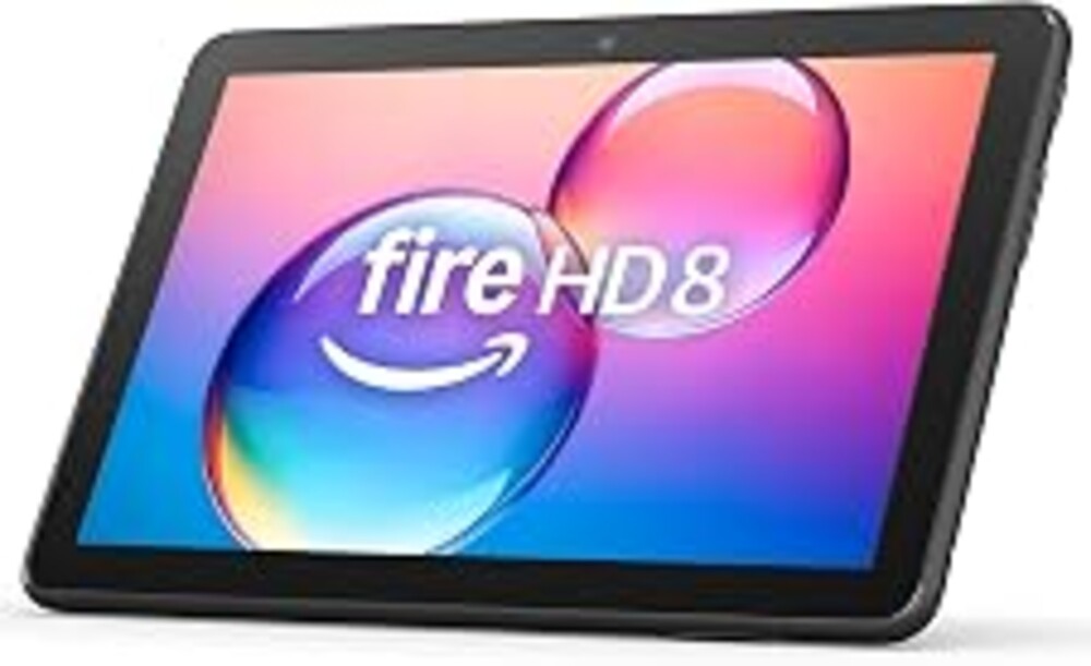Amazon Fire HD 8 tablet (newest model), 8” HD Display, 4GB memory, 64GB, responsive and vibrant, designed for portable entertainment, Black