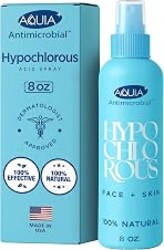 Hypochlorous Acid Spray for Face and Skin; Facial Cleanser | 8oz Face Mist | Antimicrobial Hypochlorous Acid Spray for Skin, Acne, Rash, Eczema, Wound | Topical Facial Cleanser Sprays; Smart Skincare