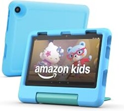 Amazon Fire HD 8 Kids tablet (newest model), ages 3-7. With bright 8" HD screen. Includes ad-free and exclusive content, parental controls and 13-hr battery, 32GB, Blue