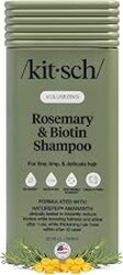 Kitsch Rosemary & Biotin Shampoo for Hair Growth – Made in USA, 12.3 oz | Volumizing Shampoo for Women & Men – Boosts Fullness and Shine After 1 Use – Clean Bio-Based Hair Care – Color-Safe