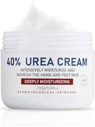 OUKEYA 40 Percent Urea Cream Hand Foot Cream for Dry Cracked Skin | Intensive moisturising urea lotion, softens rough dry cracked skin on hands, heels and feet