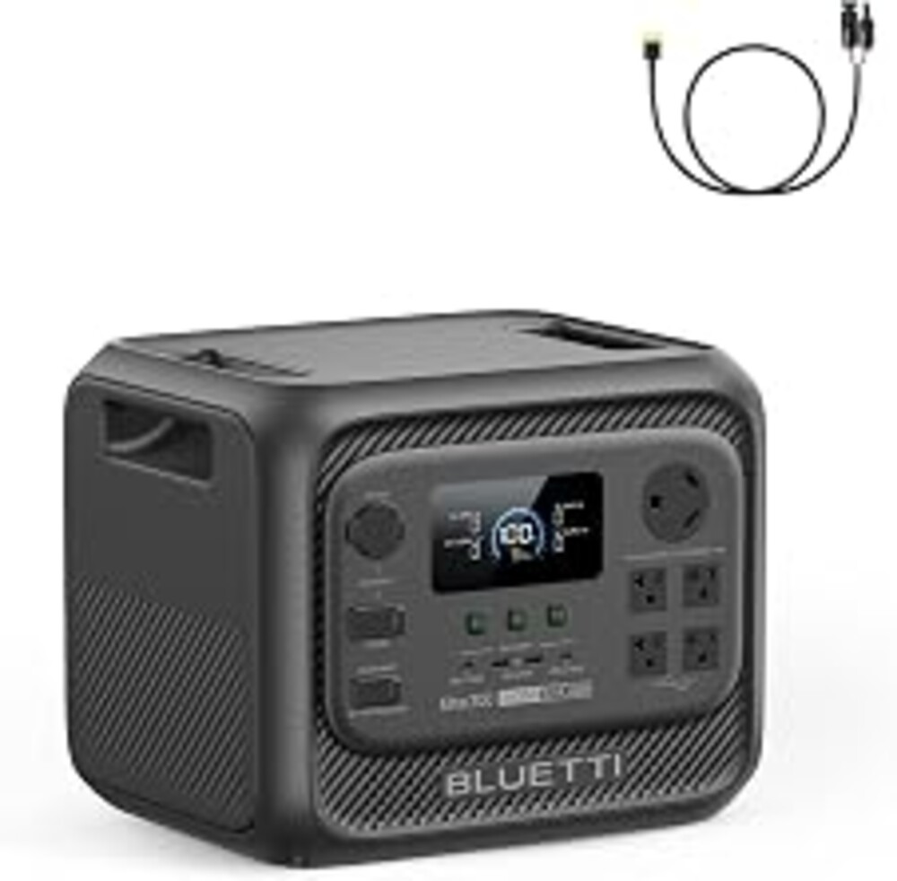 BLUETTI Elite 300 Portable Power Station with Solar Cable 3014.4Wh 2400W | 2400W (4800W Surge) , Smallest 3kWh Solar Generator for RV, Home Backup, Emergency, RV Power with TT-30 RV Port & 12V/30A DC