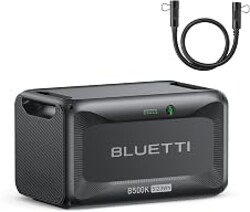 BLUETTI B500K Expansion Battery 5120Wh for AC200L Portable Power Station | LiFePO4 Battery Pack, Solar Generator for Home, Emergency, Off-Grid (Expansion Cable P090A Included)