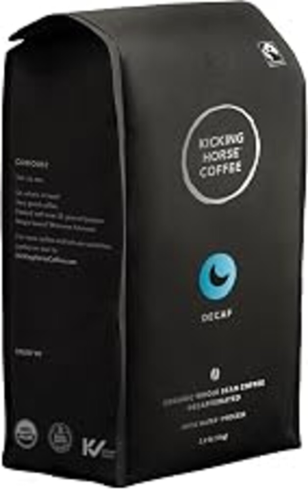 Kicking Horse Coffee, Swiss Water Process, Whole Bean, 2.2 Pound - Organic Whole Bean Coffee Decaffeinated