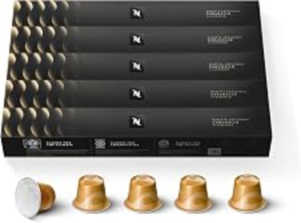 Nespresso Original, Caramello, Medium Roast, 50-Count Espresso Coffee Pods | Capsules Pack of 1