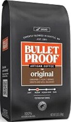 Bulletproof Original Medium Roast Ground Coffee, 12 oz | Clean Coffee Sustainably Sourced, 100% Arabica Coffee, Tested for Toxins