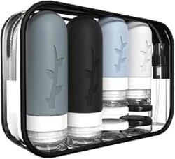 18pack Travel Bottles for Toiletries,TSA Approved Silicone Travel Containers for Toiletries,Leak Proof Refillable Liqus Shampoo And Conditioner travel Essentials toiletry Bottles