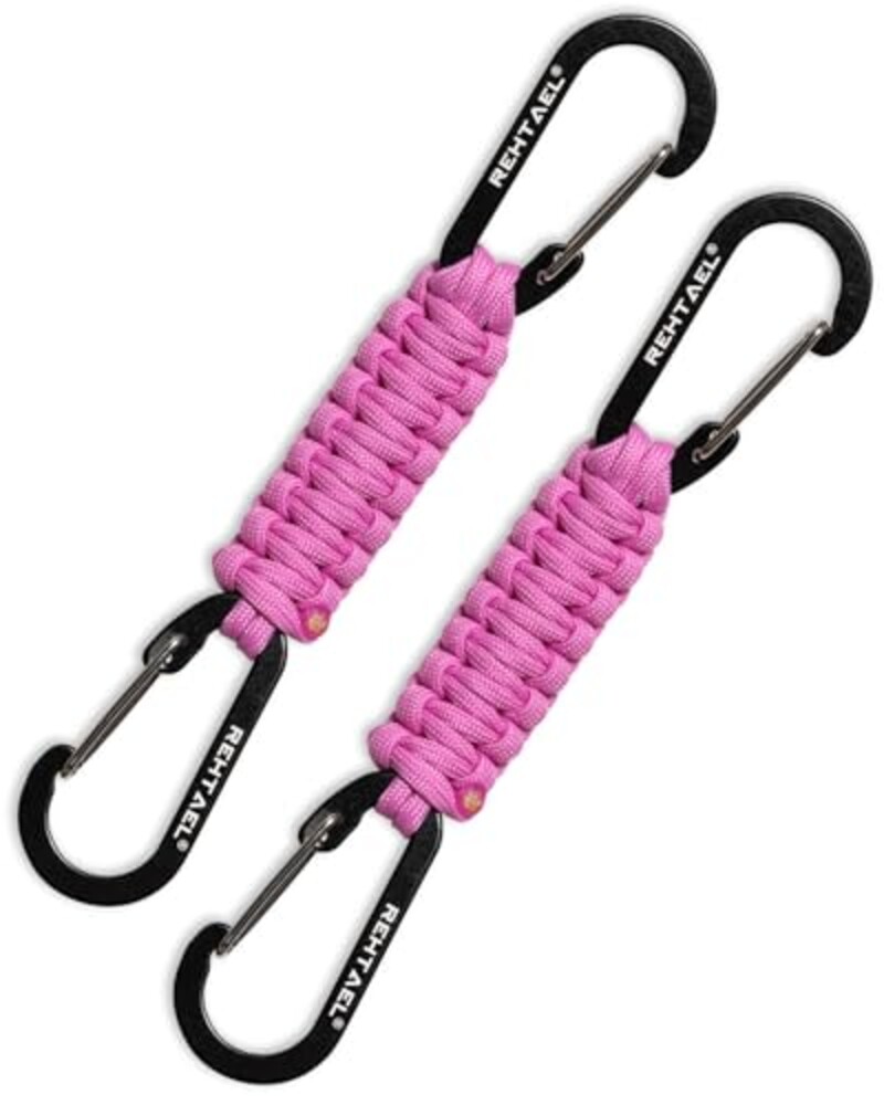 REHTAEL Heavy Duty Paracord Keychain wit