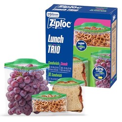 Ziploc Lunch Trio Variety Pack, Easy Ope