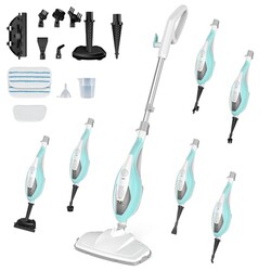 NEWBULIG 14-in-1 Steam Mop, Powerful Det