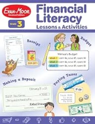 Financial Literacy Lessons and Activities for Grade 3 Teacher’s Resource Book, Reproducible Worksheets, Homeschool Resources, Classroom Lessons, Math Word Problems, Money Games