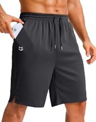 G Gradual Men's Athletic Shorts with Pockets 9"/ 11" Long Basketball Shorts | Lightweight, Quick Dry, Moisture Wicking, Gym Workout Shorts for Men