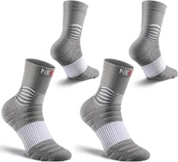 NEENCA Professional Compression Socks for Women Men Circulation, 20-30 mmHg | 2 Pairs Medical Socks, for Pain Relief, Plantar Fasciitis, Swelling, Neuropathy, Nurse, Travel, Pregnancy, Flight, Daily Wear