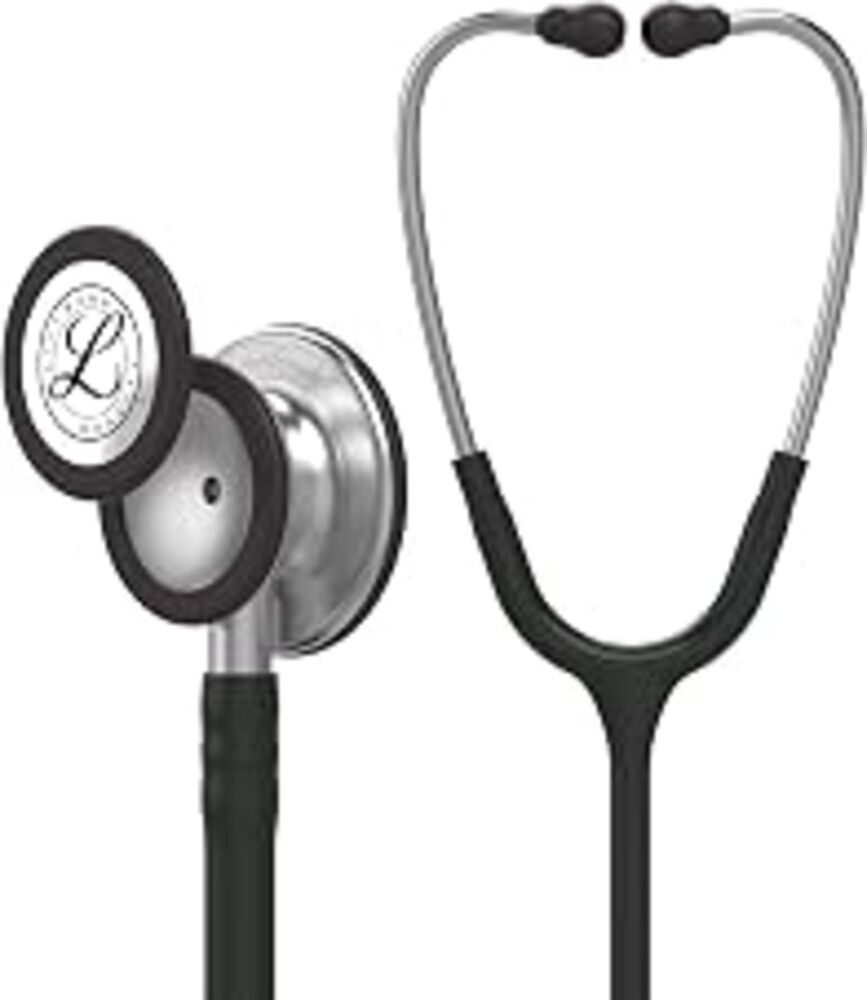 3M Littmann Classic III Monitoring Stethoscope, 5620, More Than 2X as Loud, Weighs Less, Stainless Steel Chestpiece, 27" Black Tube