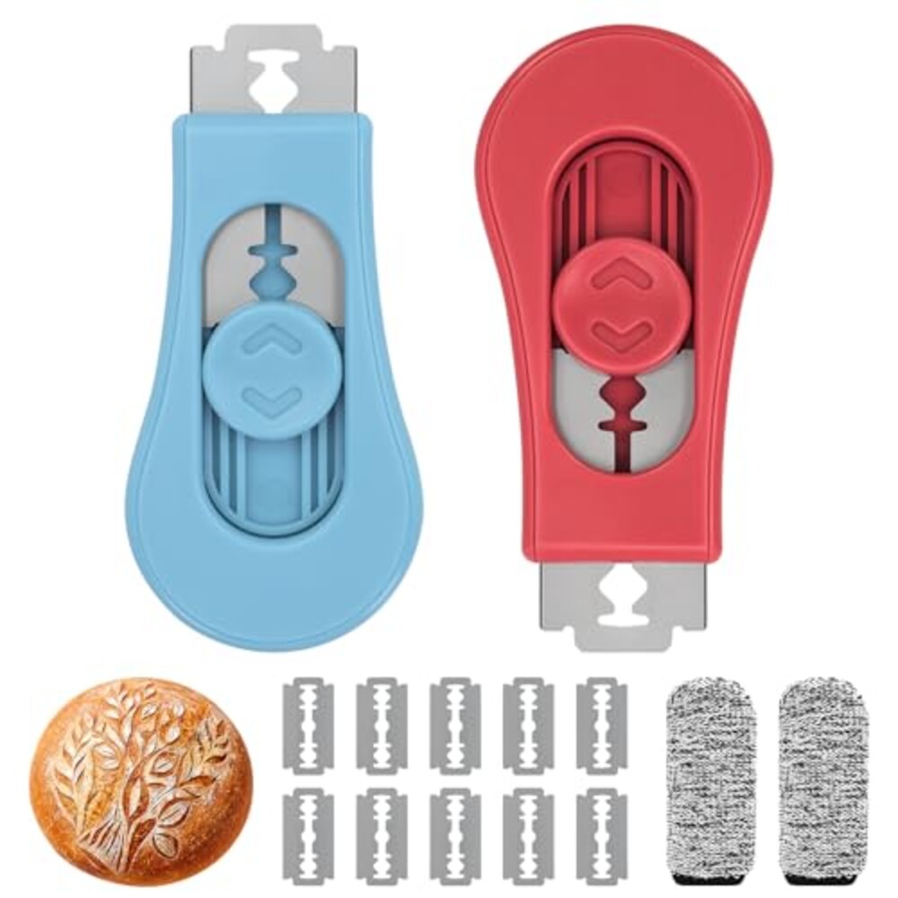 CrazyTerra 2 Pack Bread Lame Dough Scori