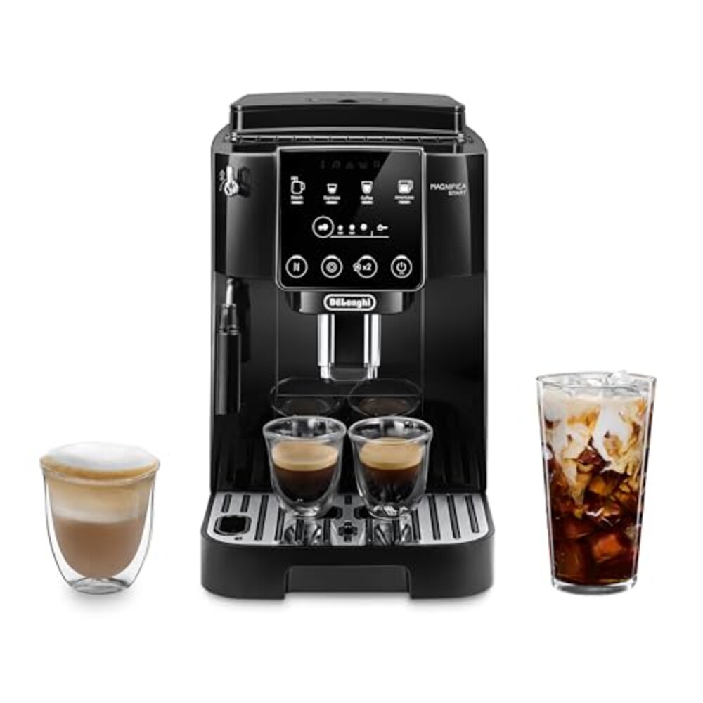 De'Longhi Magnifica Start Automatic Espresso Machine, Steam Wand, Black