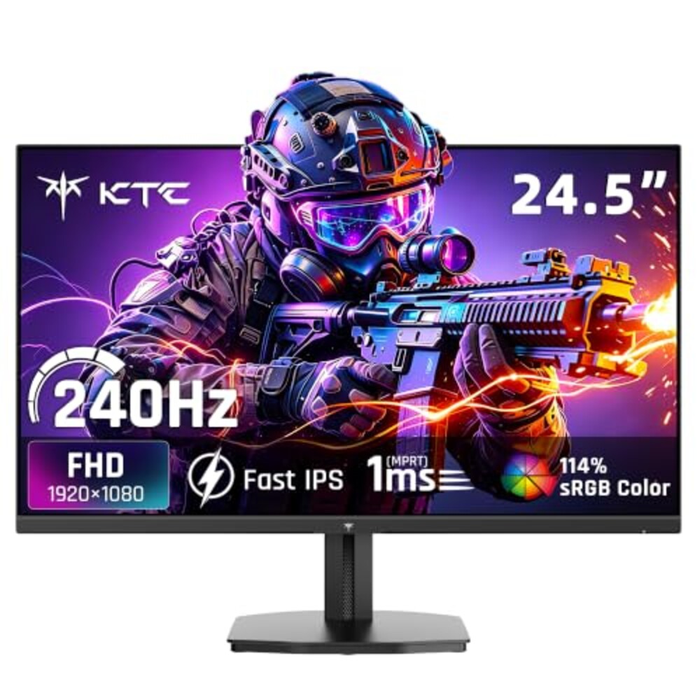 KTC 24.5 Inch 240Hz Gaming Monitor, FHD