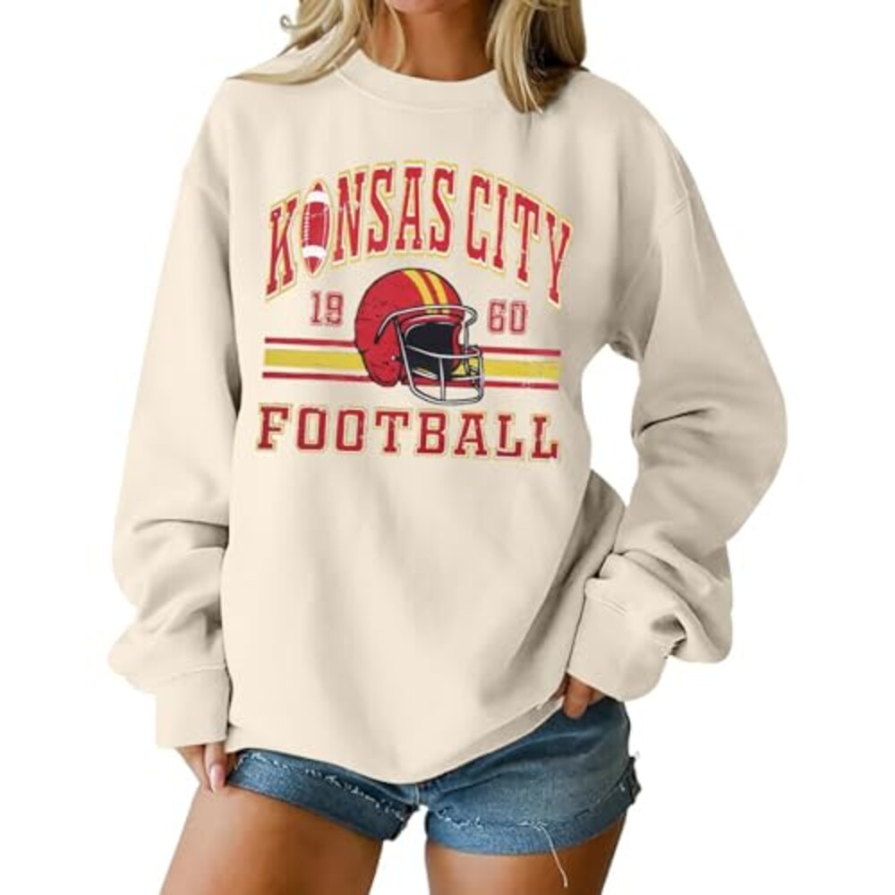 MOUSYA Football Sweatshirts Women Game D