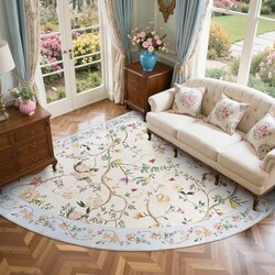 jinchan 7ft Washable Quarter Circle Corn
