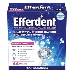 Efferdent Denture Cleaner Tablets, Compl