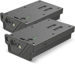 Adicop New Reveal Lithium Battery Pack Compatible with Trail Camera | Reveal Ultra, X, X Pro, Pro 3.0, X Gen 2.0 3.0, XB, SK, Upgraded Solar Panel Compatibility, LED Battery Meter (Pack of 2)