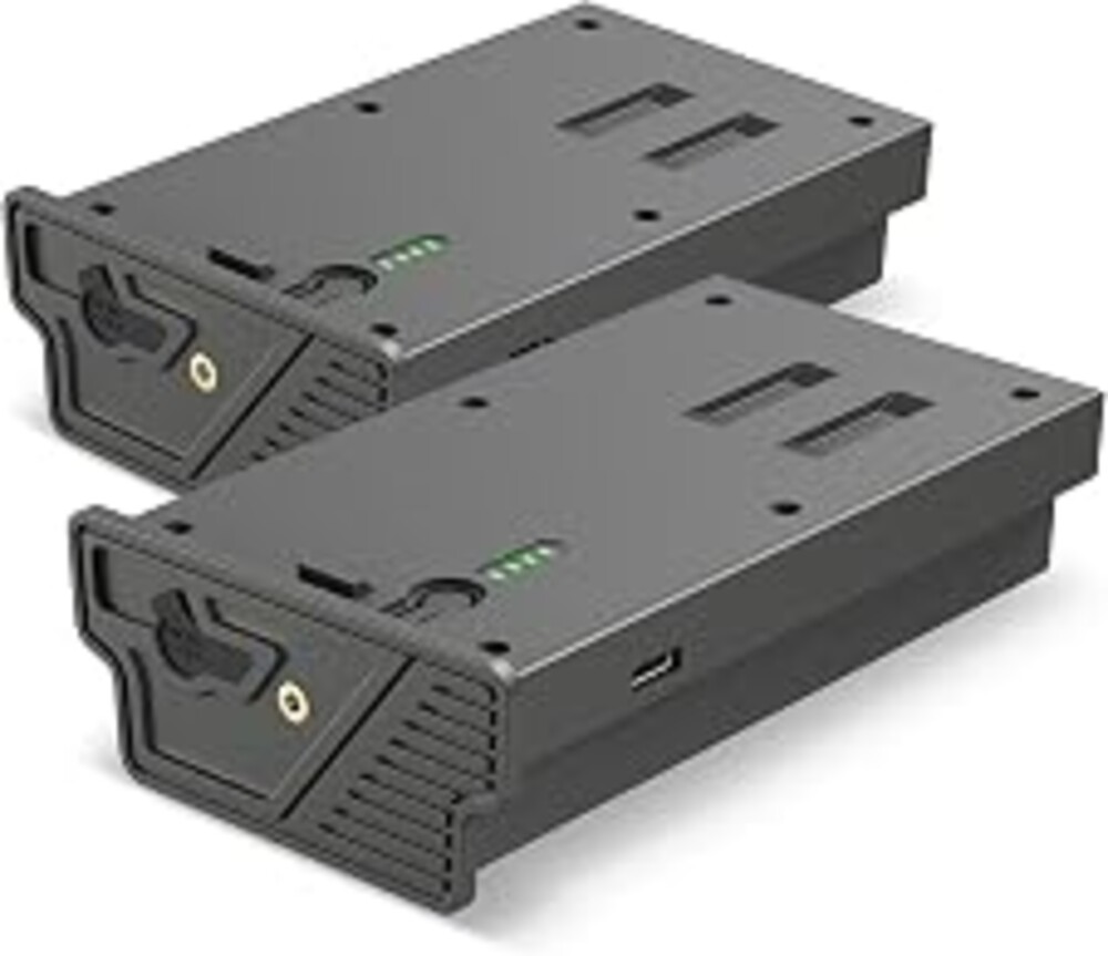 Adicop New Reveal Lithium Battery Pack Compatible with Trail Camera | Reveal Ultra, X, X Pro, Pro 3.0, X Gen 2.0 3.0, XB, SK, Upgraded Solar Panel Compatibility, LED Battery Meter (Pack of 2)