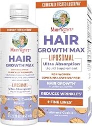 MaryRuth's Hair Growth Max Liposomal 10000mcg Biotin, Thicker Hair, 15.22oz | Lustriva® + Pumpkin Seed Oil, Hair Care, Wrinkles, Fine Lines, Skin Care, Ages 18+