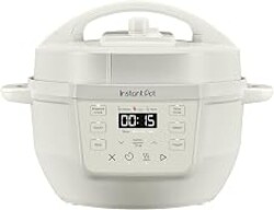 Instant Pot 4QT RIO Mini 7-in-1 Multi-Cooker, Pressure Cooker, Slow cook, Sauté, Steam, Rice Maker, Yogurt, & Warmer, Sea Salt, 4 Quarts