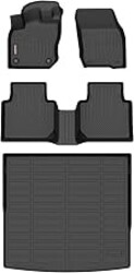 Binmotor-Floor Mats & Cargo Liner for 2025-2026 Volkswagen/VW Tiguan | S, SE, SEL, SE R-Line, SEL R-Line Top, All Weather Mats Car Mats Floor Liners Cargo Trunk Mat for VW Tiguan Accessories