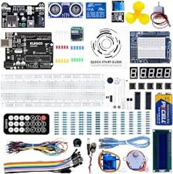 ELEGOO UNO R3 Project Super Starter Kit with PDF Tutorial for Beginners | Compatible with Arduino, 22+ Hands-on Projects, Upgraded Starter Kits with Power Supply, STEM, DIY Basic Circuit Building
