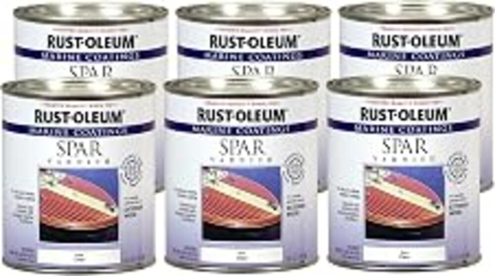 Rust-Oleum Marine Spar Varnish | Exterior Wood Protection, UV & Weather Resistance, Moisture Resistant Finish, Boats, Trim & Outdoor Wood, Quart