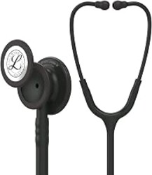 3M Littmann Classic III Monitoring Stethoscope, 5803, More Than 2X as Loud, Weighs Less, Stainless Steel Black-Finish Chestpiece, 27" Black Tube, Stem and Headset