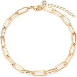 MEVECCO Dainty Chain Bracelets for Women, Layered and Charm Styles | 14K Gold Plated Brass, Select Cubic Zirconia Accents, Single and Multi-Row Structures for Refined Everyday Wristwear