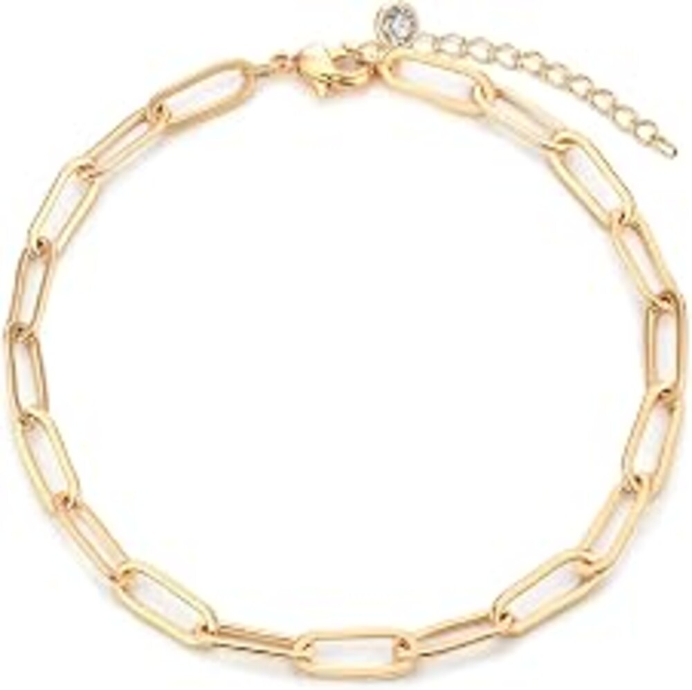 MEVECCO Dainty Chain Bracelets for Women, Layered and Charm Styles | 14K Gold Plated Brass, Select Cubic Zirconia Accents, Single and Multi-Row Structures for Refined Everyday Wristwear