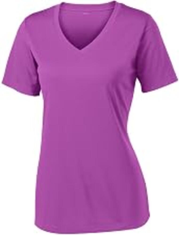 V Neck T Shirts for Women, Athletic Short Sleeve Workout Top, UV Sun Protection, Quick Dry Moisture Wicking Shirts for Women