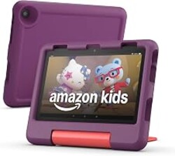 Amazon Fire HD 8 Kids tablet (newest model), ages 3-7. With bright 8" HD screen. Includes ad-free and exclusive content, parental controls and 13-hr battery, 32GB, Grape