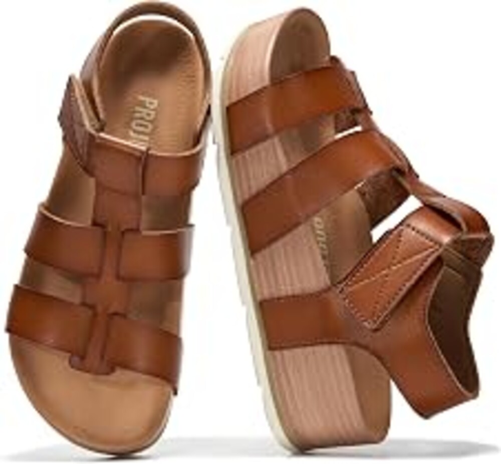 Project Cloud Platform Sandals for Women Strappy Wedges Plush Insole 2026 | Comfortable and Lightweight Fashion Wedge Sandals for Women - Non-Slip Sole with Adjustable Strap for Every Occasions