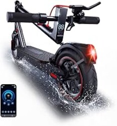 WAWSCOTE Electric Scooter - Electric Scooter Adults and Teens | 1200W/1000W/500W Motor, 28/21 Miles Max Range, APP Control, Double Braking Systems, 10"/8.5" Tire, Foldable E-Scooter