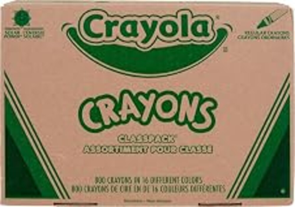 Crayola Crayon Classpack, Teacher Classroom Must Haves, Bulk Back to School Supplies, Elementary & Kindergarten Wishlist, 16 Colors (50 Each), 800 Ct | Teacher Classroom Must Haves, Bulk Back to School Supplies, Elementary & Kindergarten Wishlist