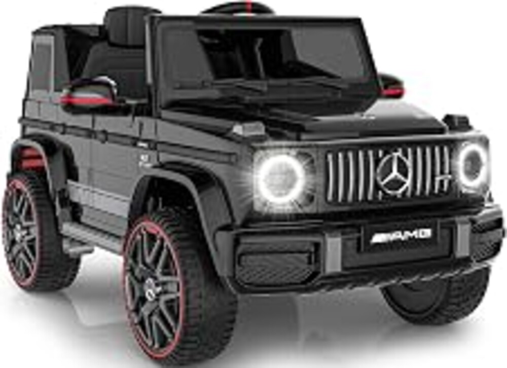 Mercedes-Benz G63 Kids Ride On Car, 12V Toddler Electric Car with Remote | Licensed Mercedes G Wagon, parental remote control, durable body, LED lights, music, upgraded motors and soft start safety