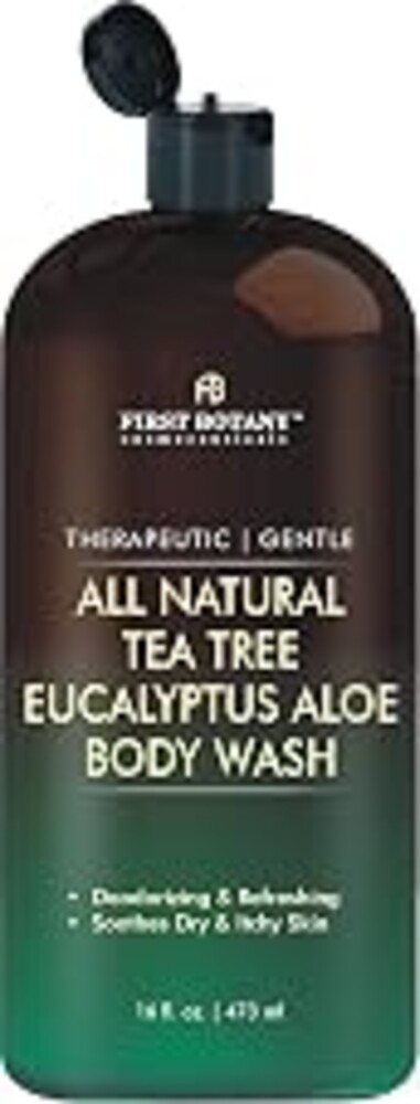Tea Tree Eucalyptus Body Wash & Skin Cleanser for Women & Men, 16 Fl Oz