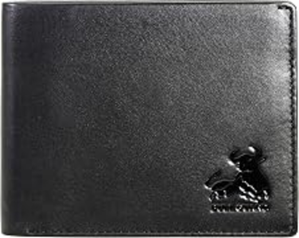 BULL GUARD RFID Blocking Wallet For Men Bifold Soft Black Genuine Nappa Leather Secure and Durable Extra Capacity Billfold with 11 Credit Cards