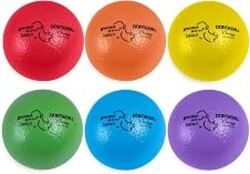 Champion Sports Rhino Skin Dodgeball Set – 6 Soft Foam Balls with Durable Coating, 6" or 7" for Gym, Playground Play