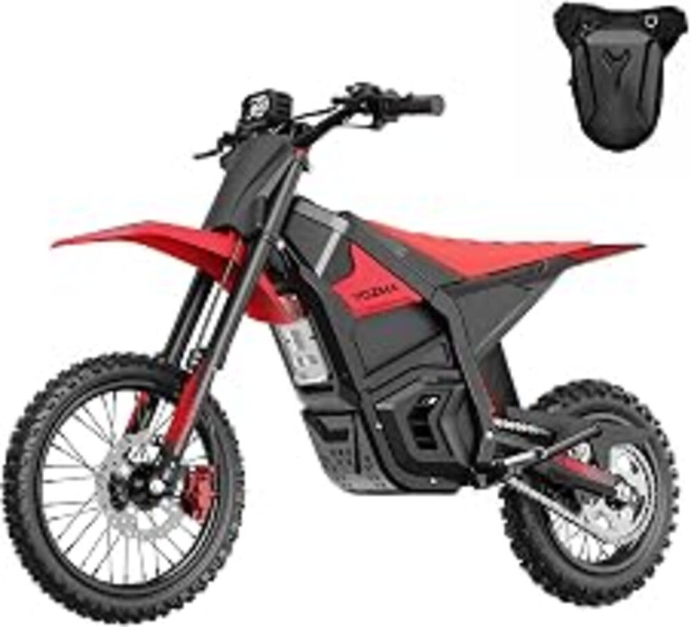 Yozma IN10 Electric Dirt Bike, 2600W 40MPH Electric-Motorcycle with 48V/23AH Battery Ebike, Full Hydraulic Brakes and Suspensions Mountain Off-Road E Dirt Bike, for Teens & Adults