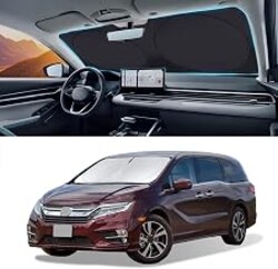 Windshield Sun Shade for Honda Odyssey 2018-2025 2026 Sunshade Sun Visor | for Odyssey LX,EX,EX-L,Touring,Elite Minivan Windshield Cover, Front Window Shield 250T Car Accessories